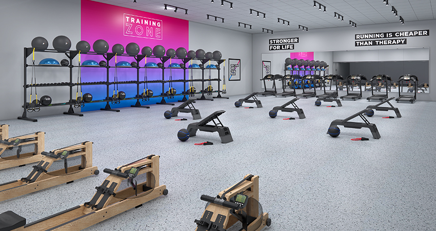 gym workout equipment and functional training