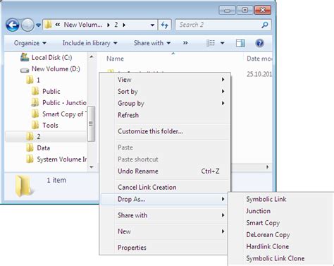 symbolic links file system