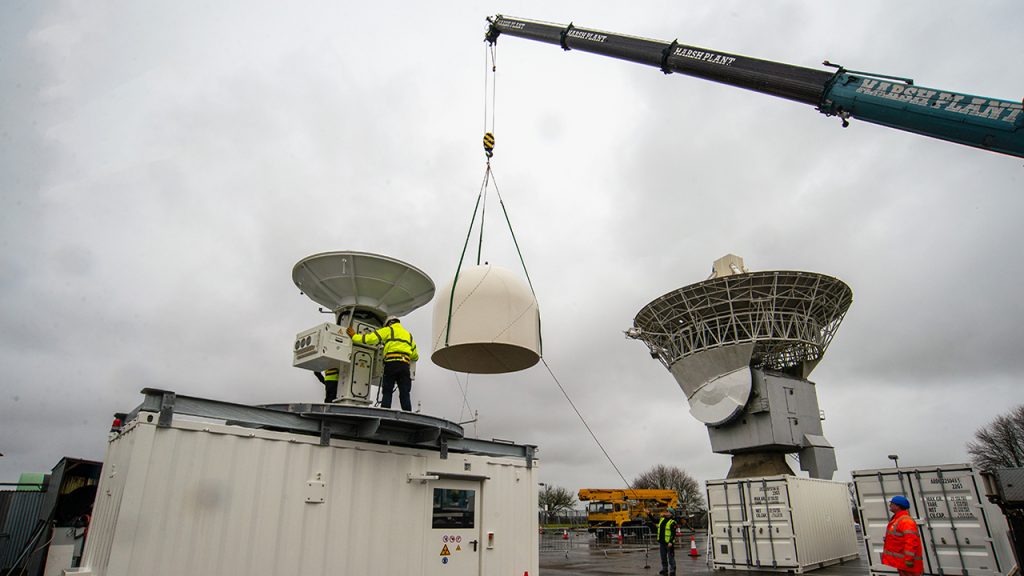 weather radar antenna installation