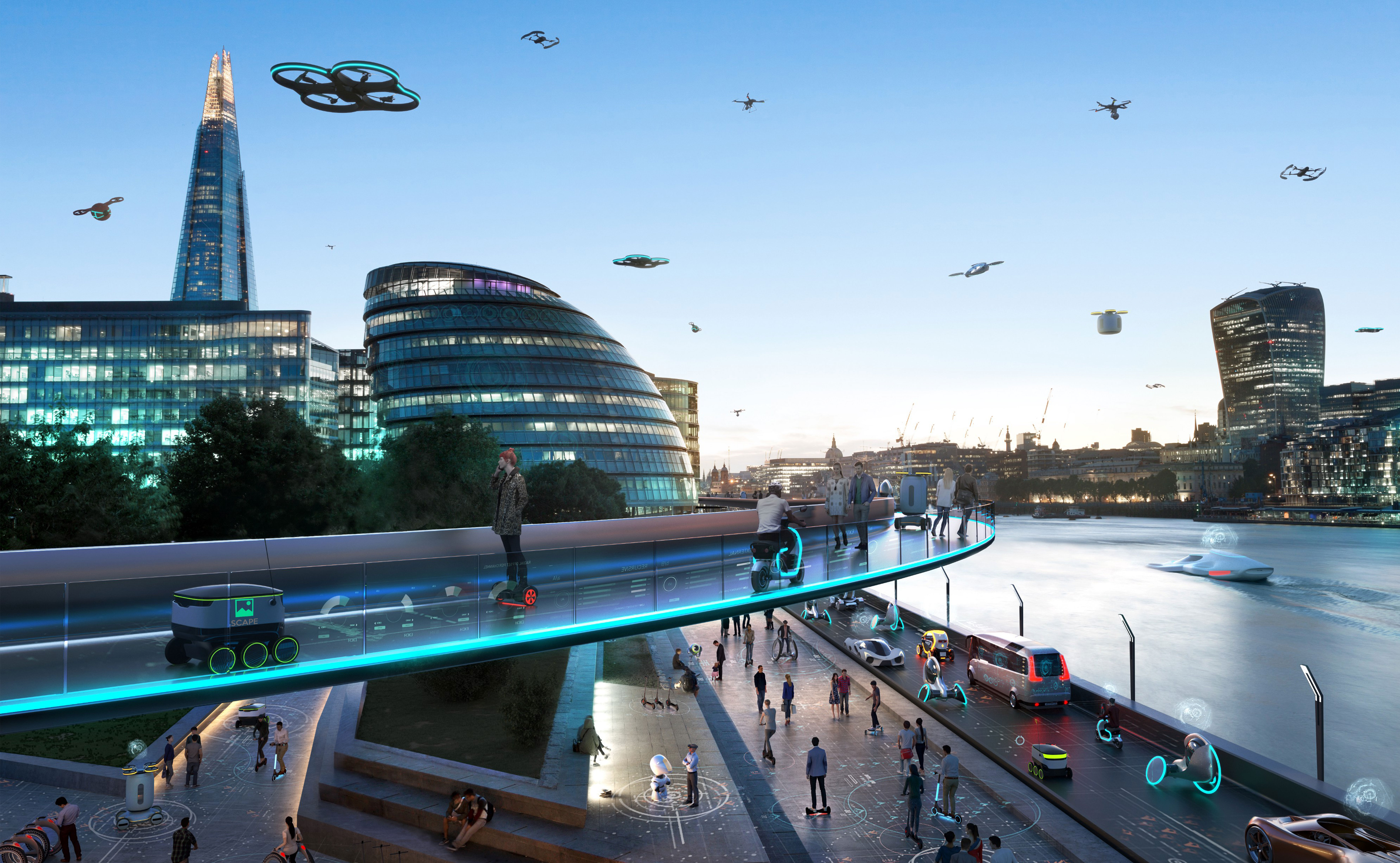emerging technology devices urban landscape