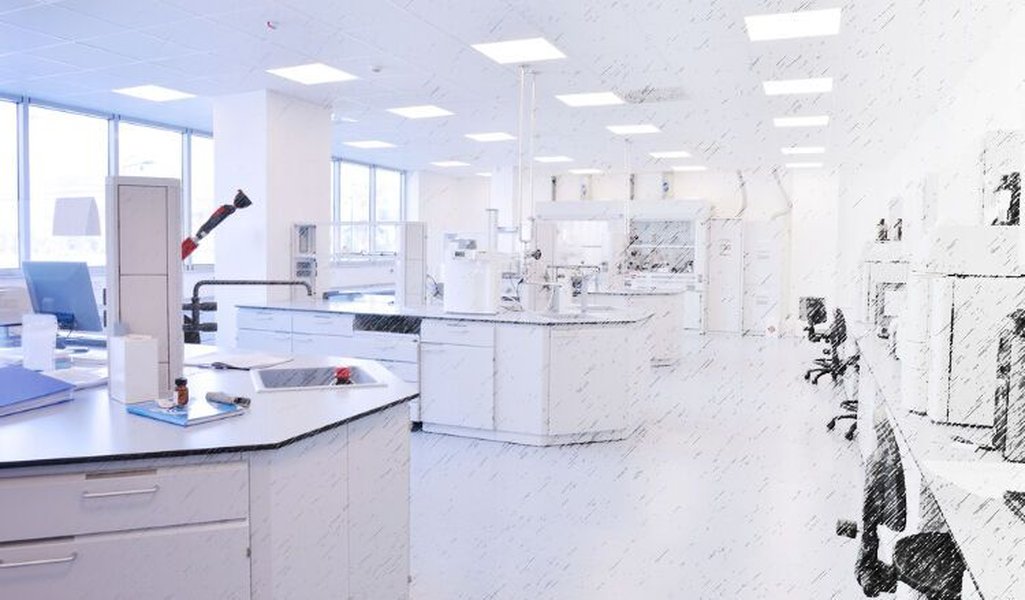 modern research lab