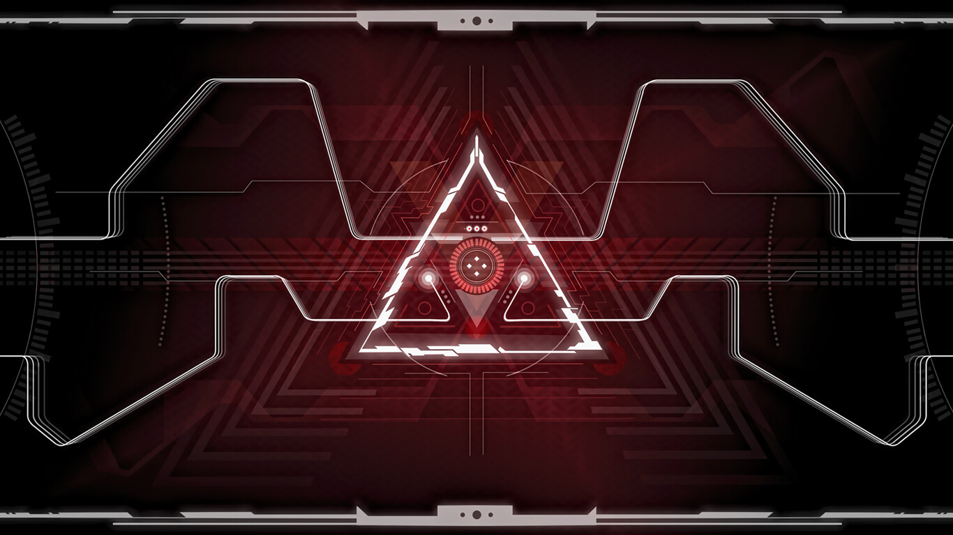scenic futuristic digital interface