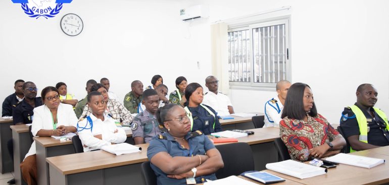 Gabon security agencies training session