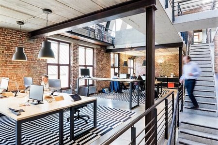 modern office communication setup