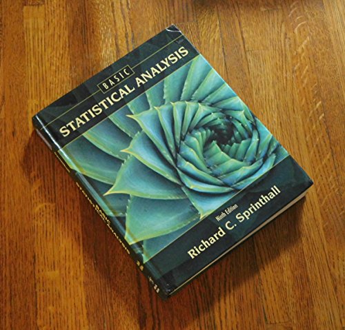 statistical analysis books