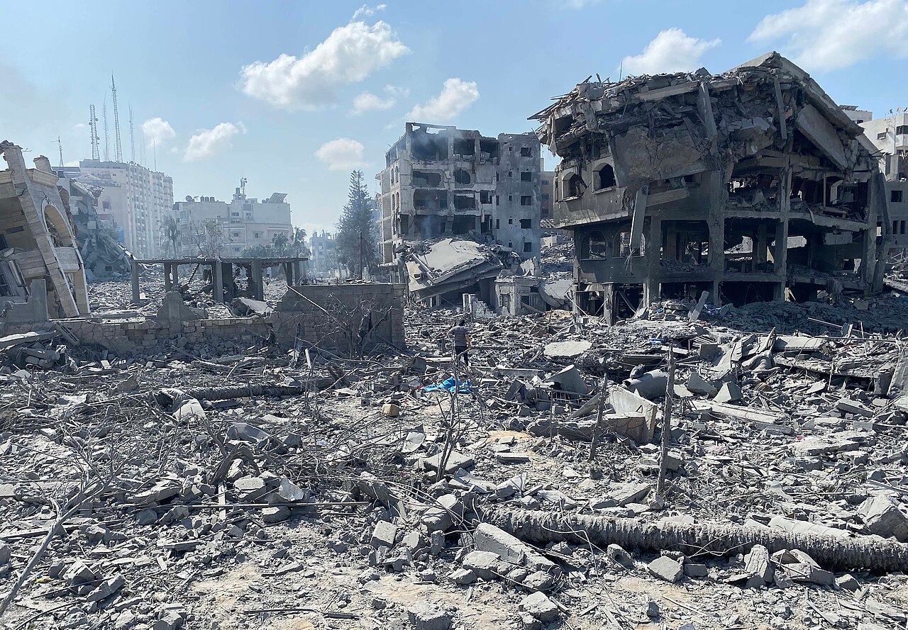 Gaza conflict urban destruction