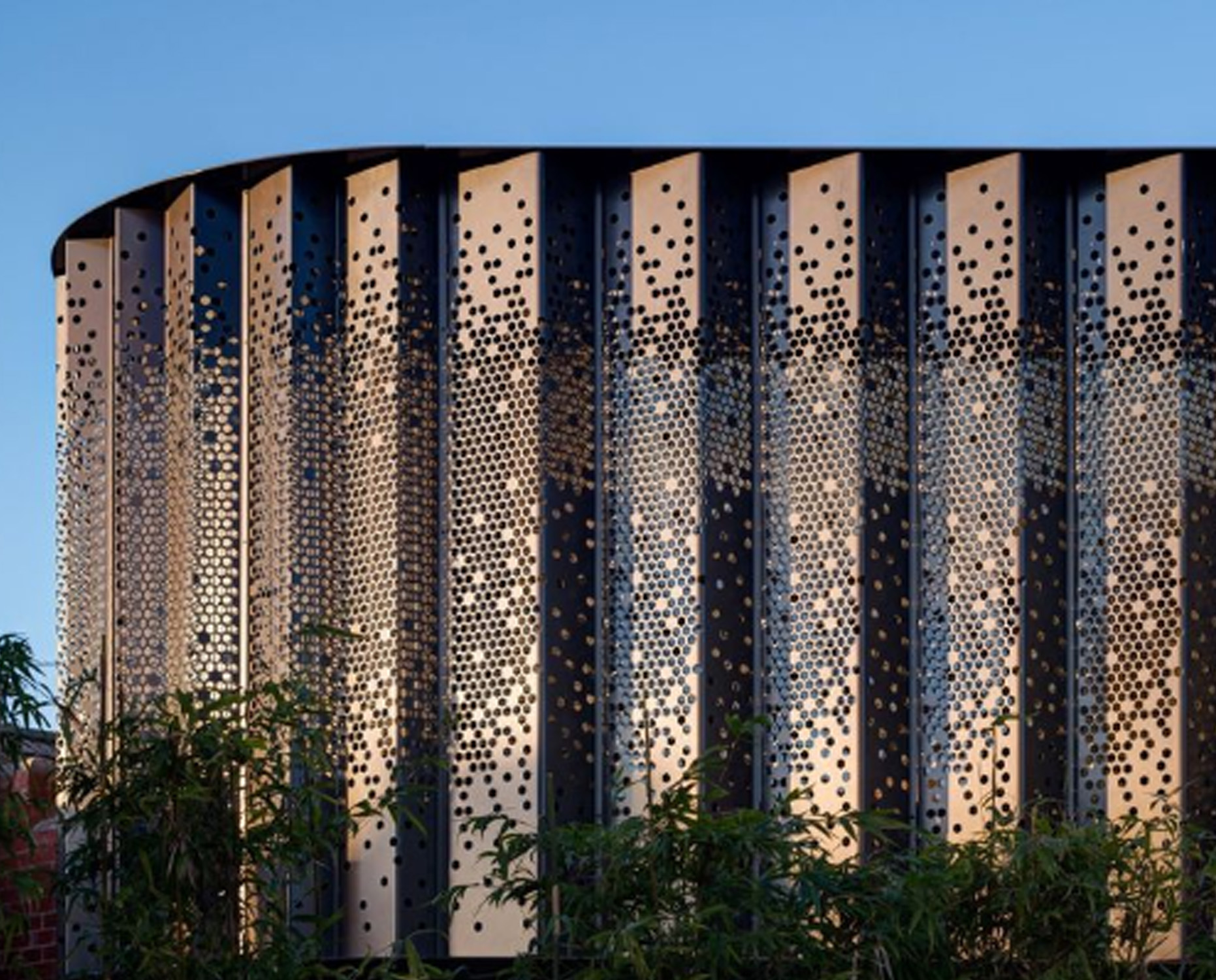 hotel exterior modern building technology