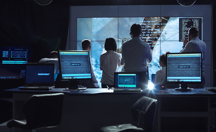 physical cybersecurity control room