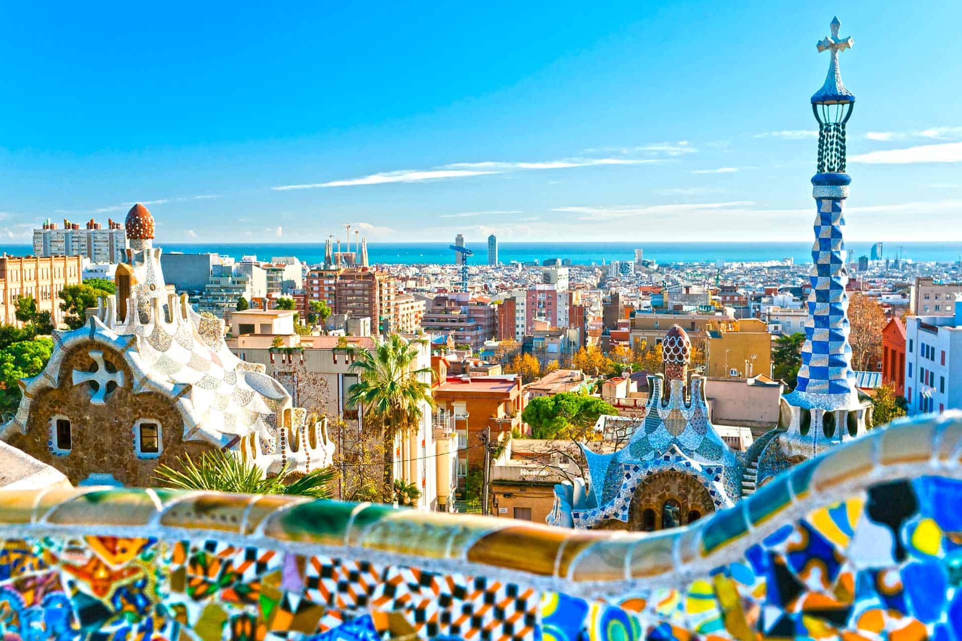 scenic views of urban European architecture