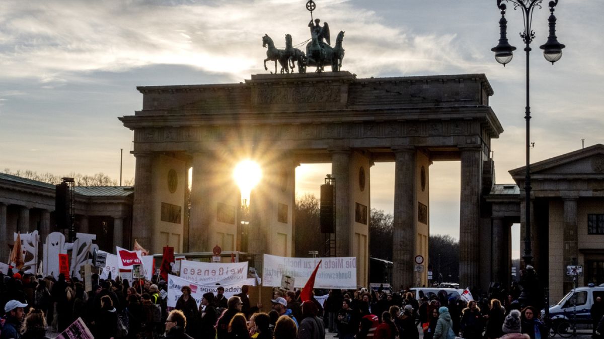 german election campaign rally