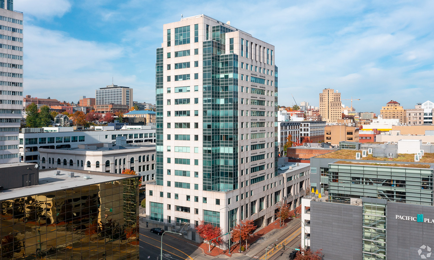 urban government buildings and finance centers
