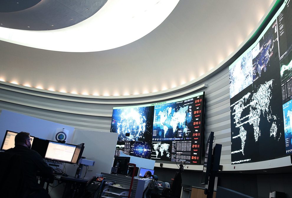military equipment and national security central command center
