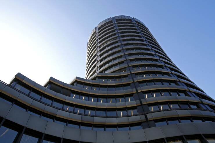 global central bank building exterior