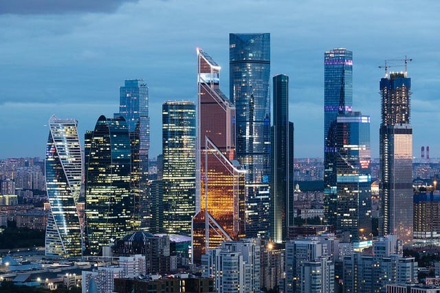 international skyline urban environment