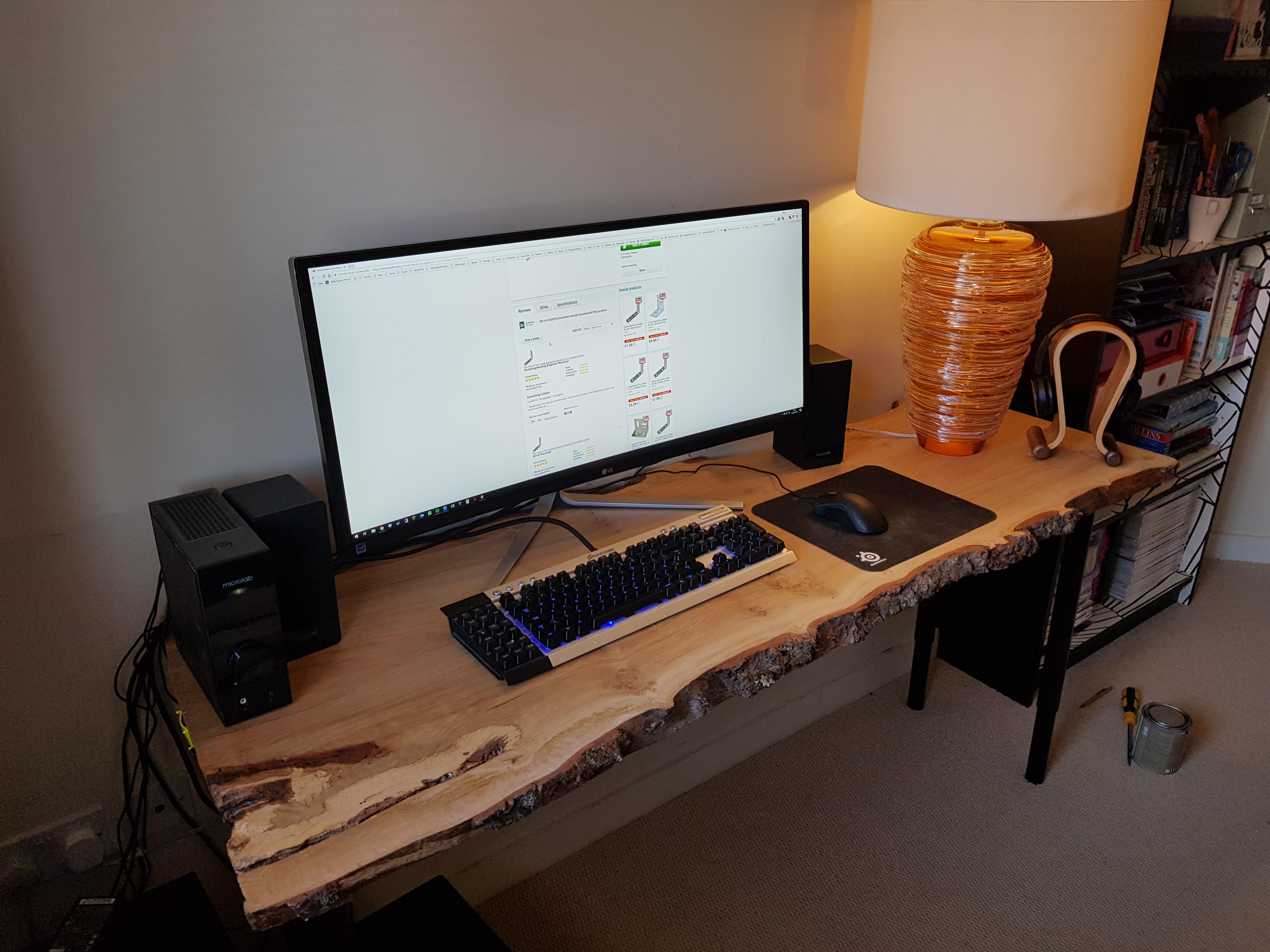 rustic code edits on a desk