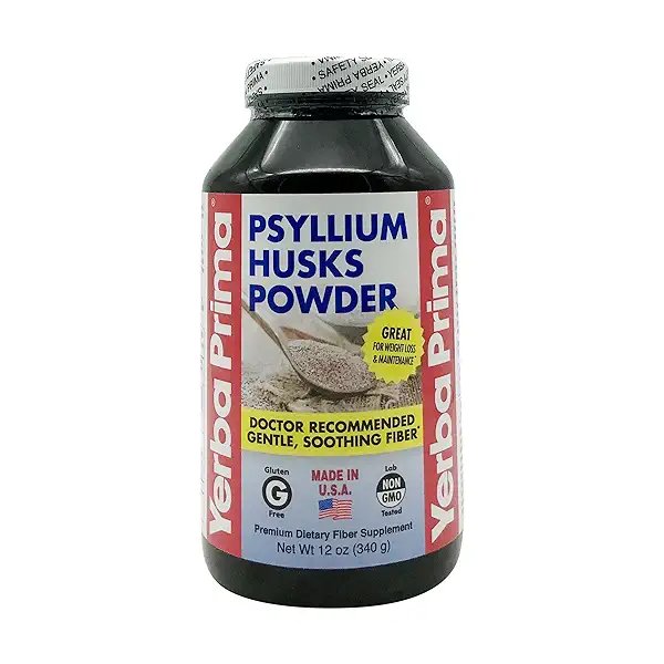 Yerba Prima Psyllium Husks Powder container