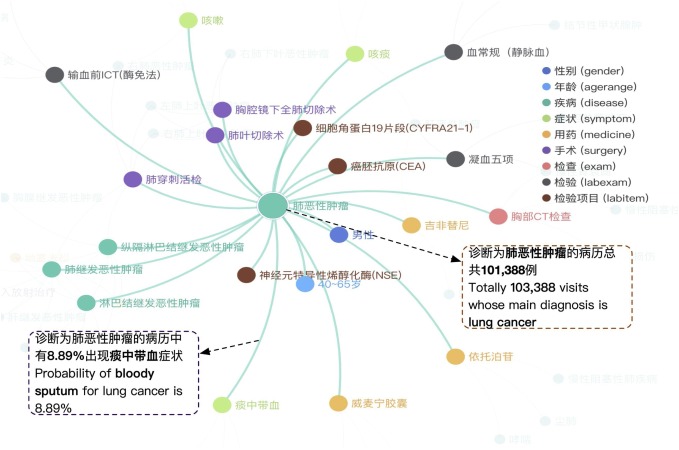 medical knowledge graph visualization