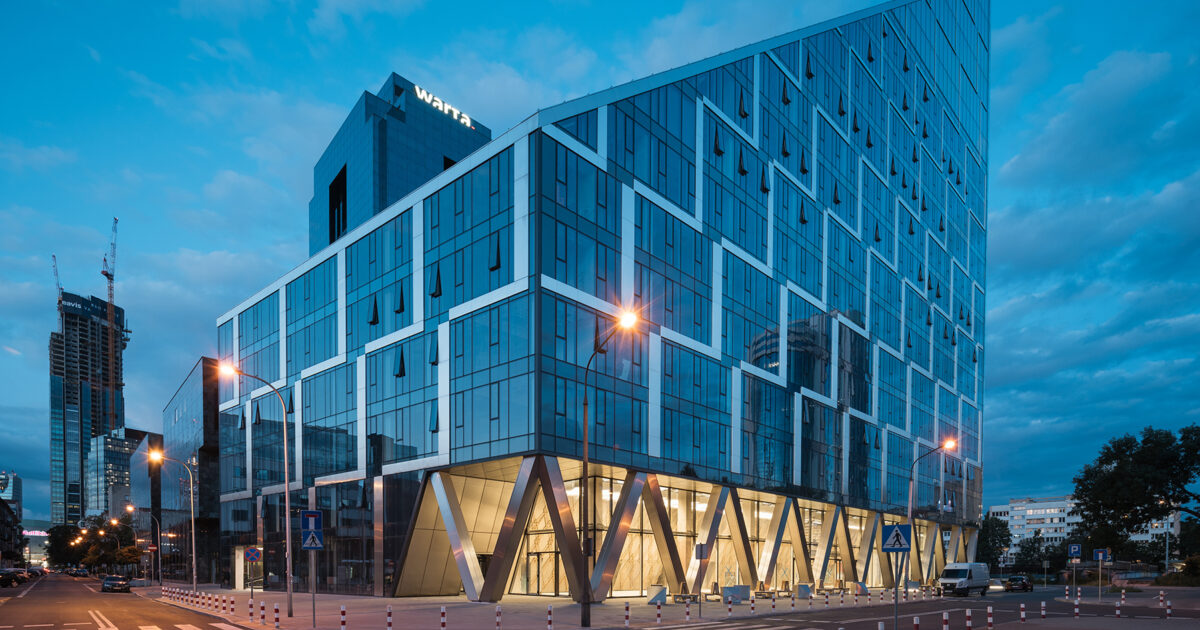 modern office building warsaw