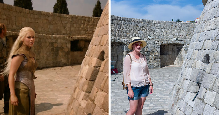 game of thrones filming set dramatic scene