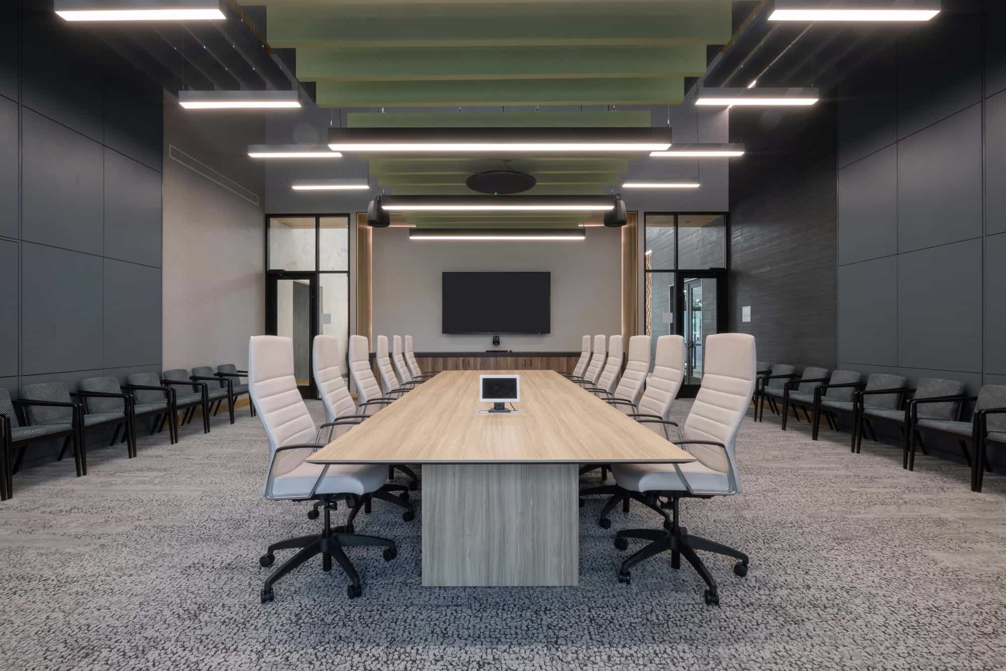 government meeting modern office