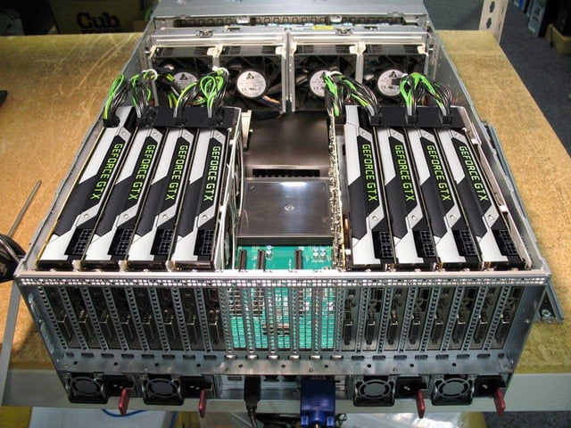modern gpu server rack