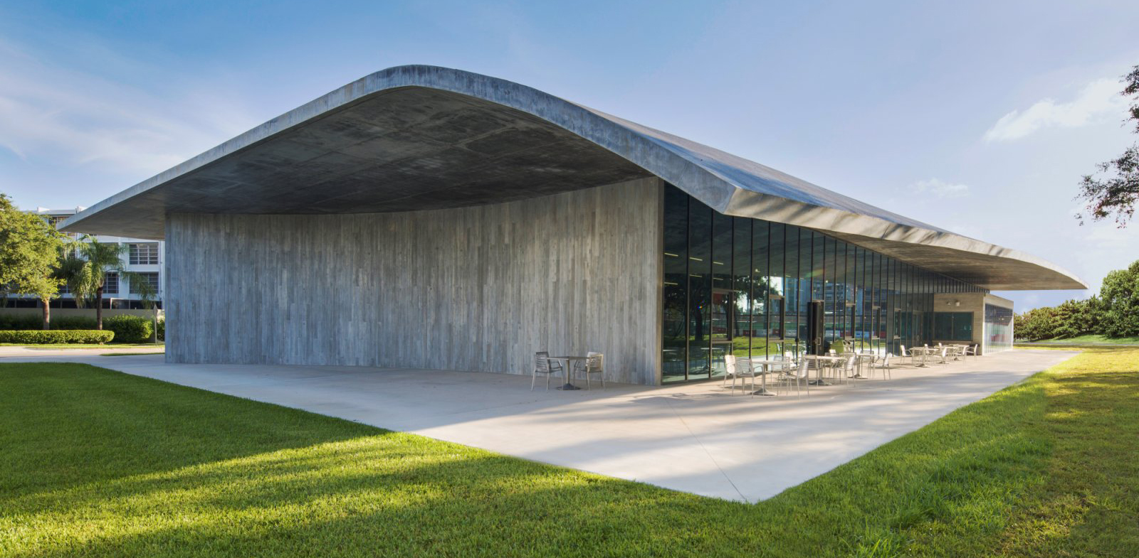 physical scenery of school campus with modern facilities