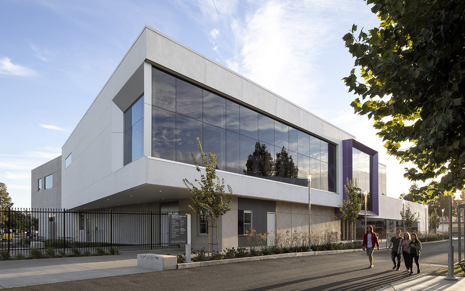 high school campus physical education building