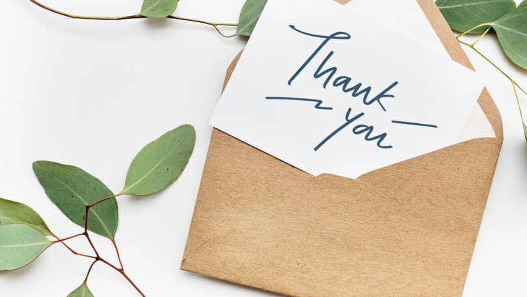 thank you handwritten note
