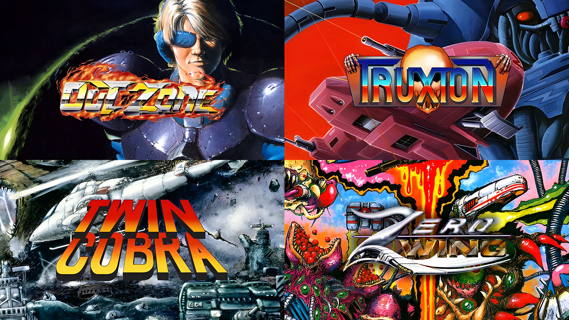 vintage arcade shoot em up game