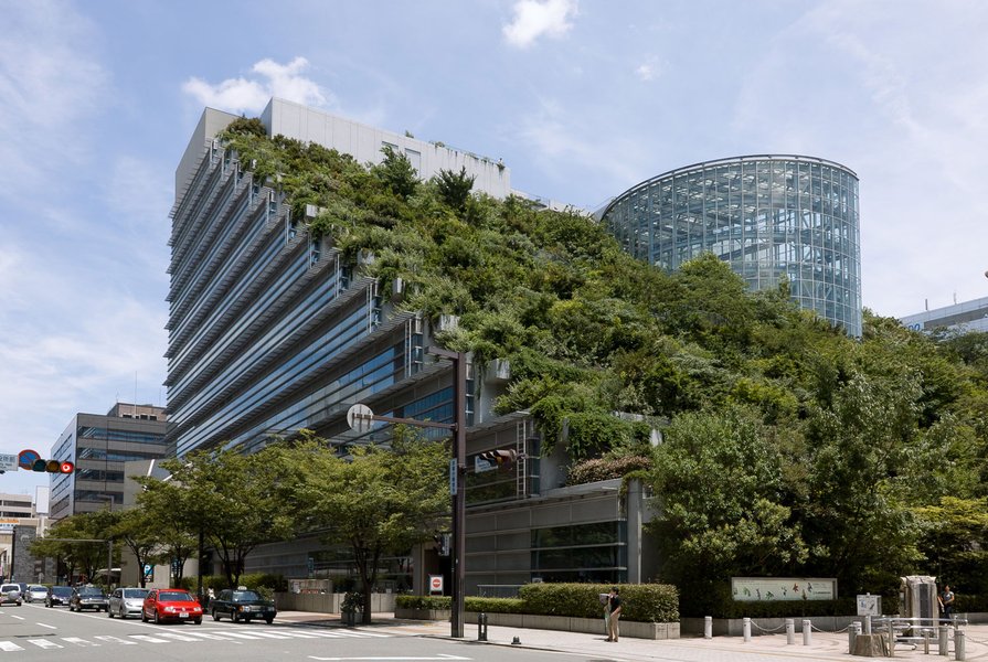 ACROS Fukuoka Prefectural International Hall - Example of Biophilic Architecture