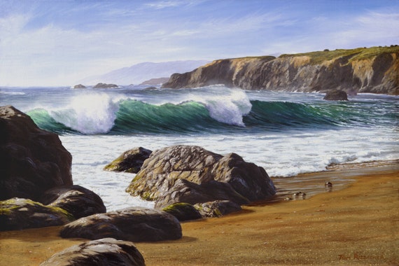seascape rocky coastline