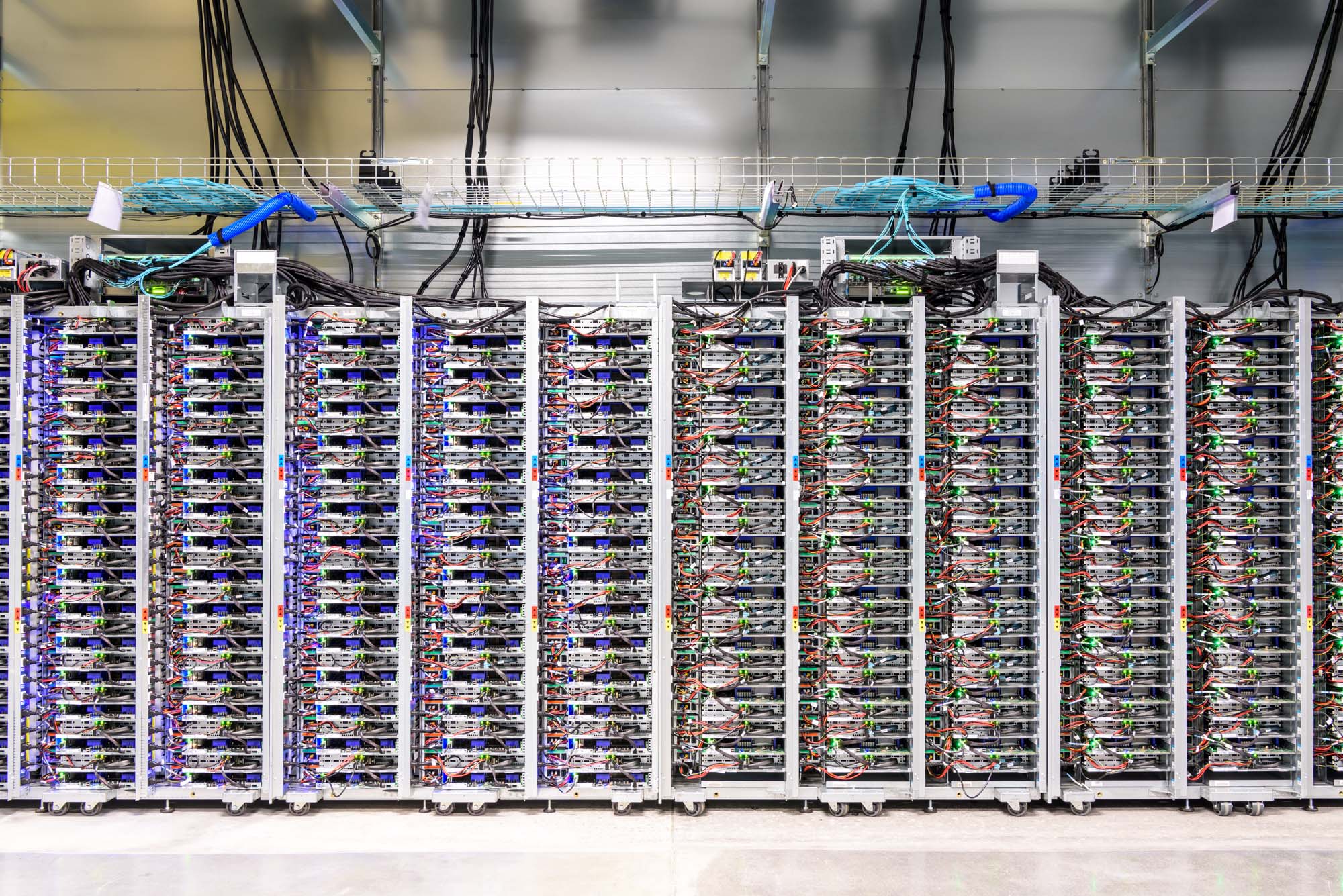 modern data center server racks