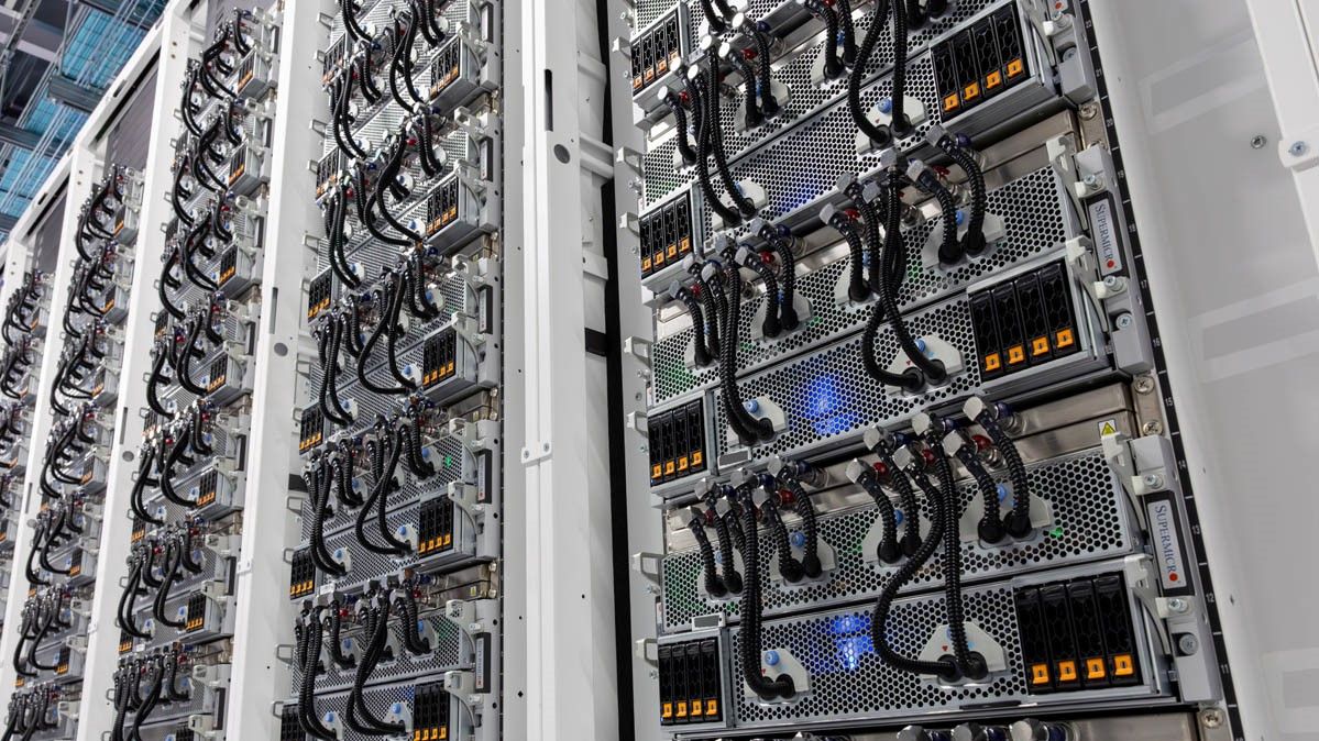 colossal supercomputer facility with GPU clusters
