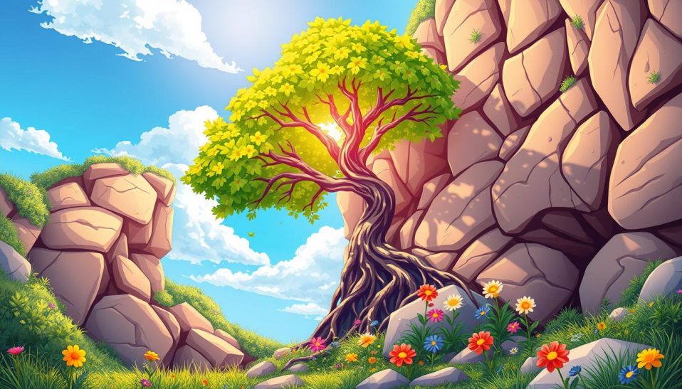 physical objects and scenery inspiring growth mindset