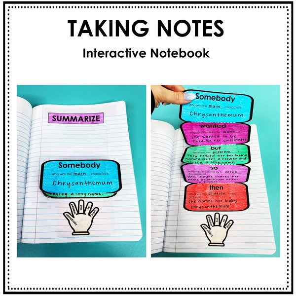 Example of structured note-taking for summarization