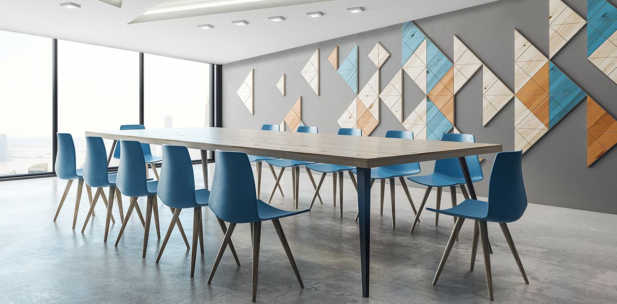 modern seminar room in corporate setting