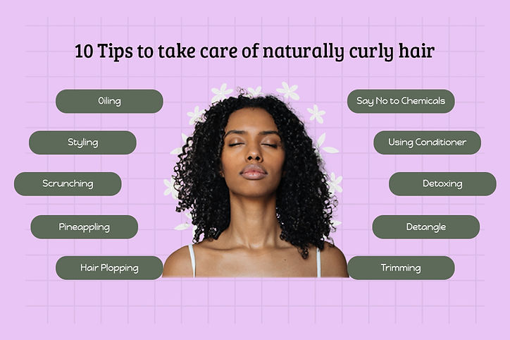 curly hair care routine