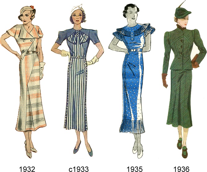 mid century fashion garments