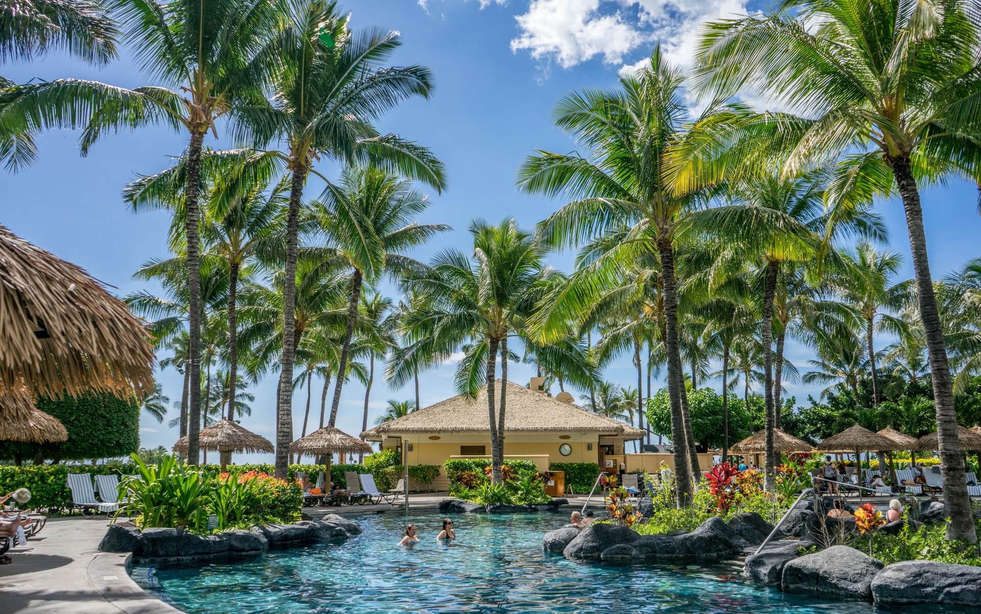 coastal resort landscape with beaches