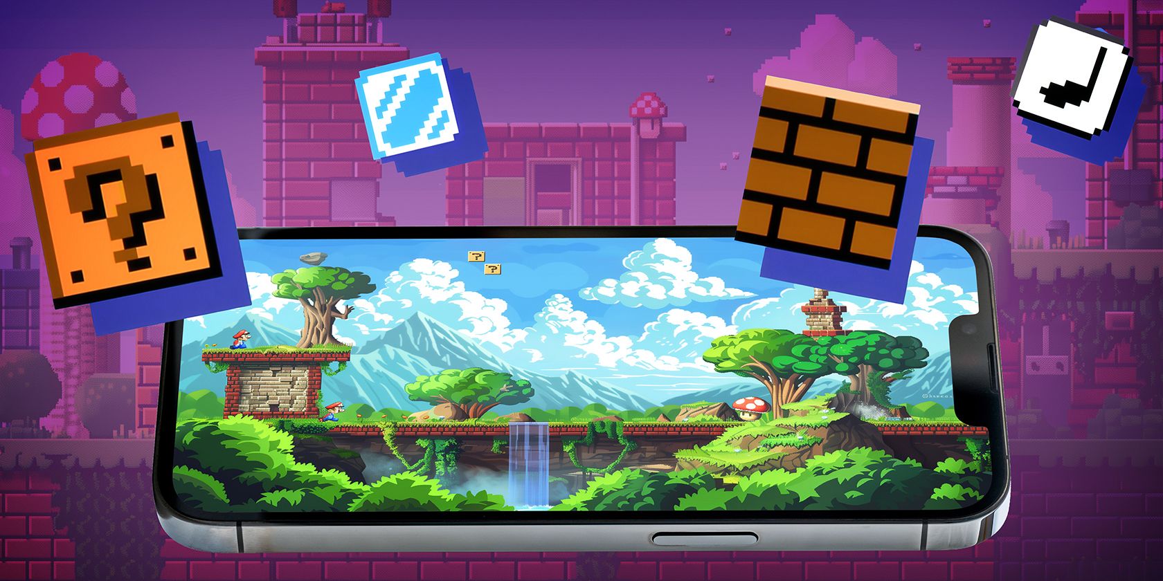 smartphone apps gaming scenery