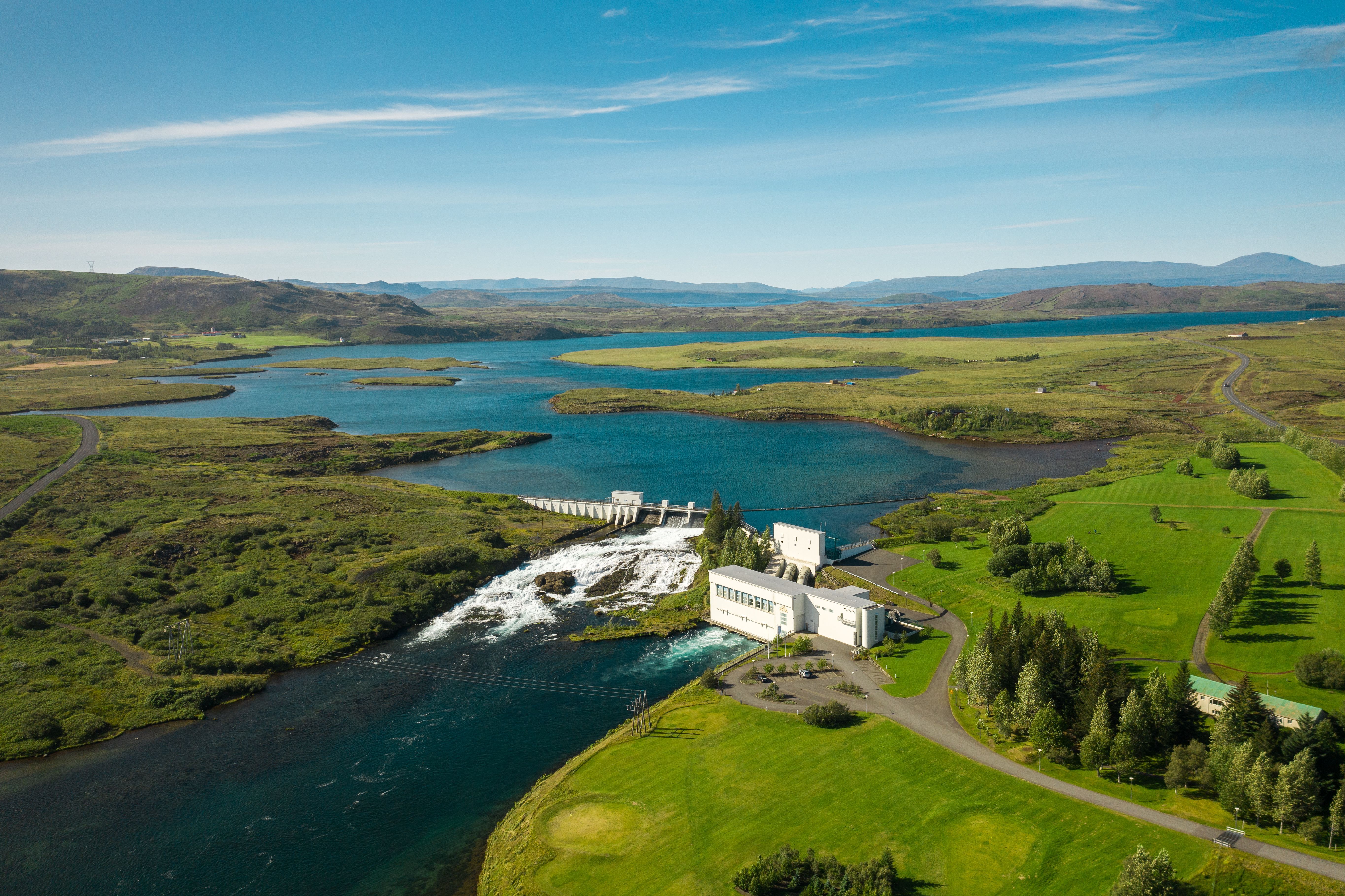hydropower plant landscape