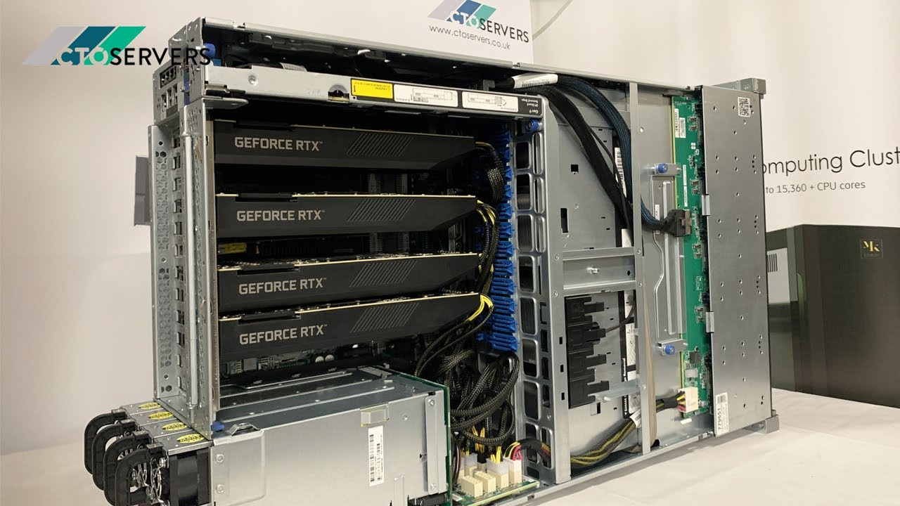 RTX 3090 high performance GPU setup in server