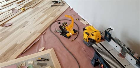 hardwood flooring installation