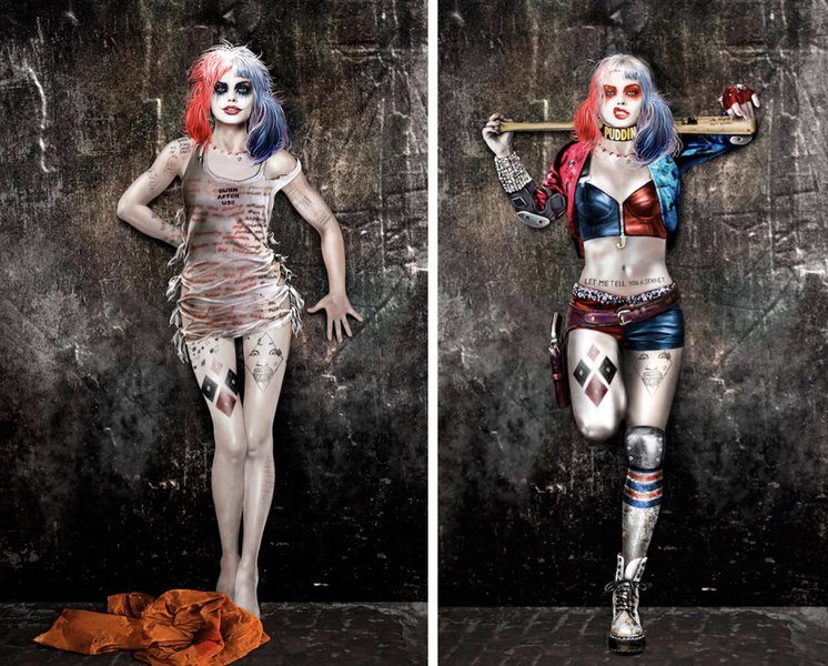 harley quinn character art