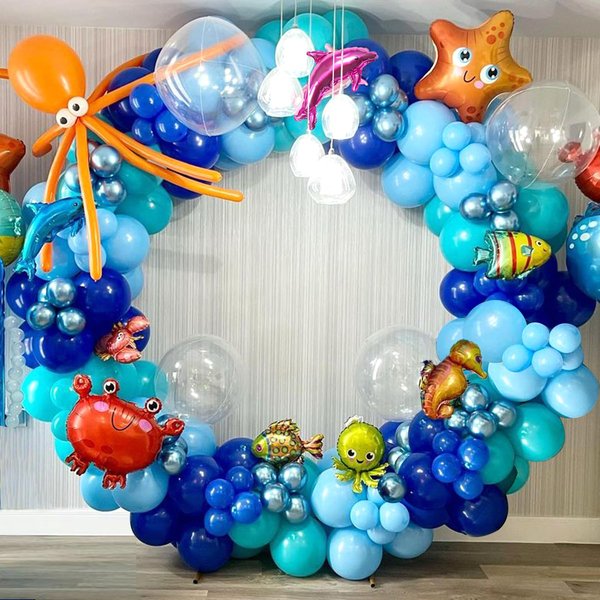 Ocean themed party decorations