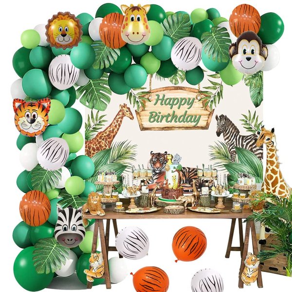 Safari themed party decorations