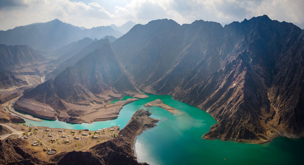 Hatta mountains dam