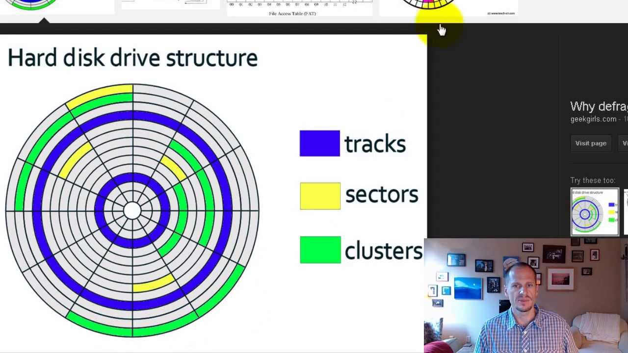 hard disk sectors clusters technology