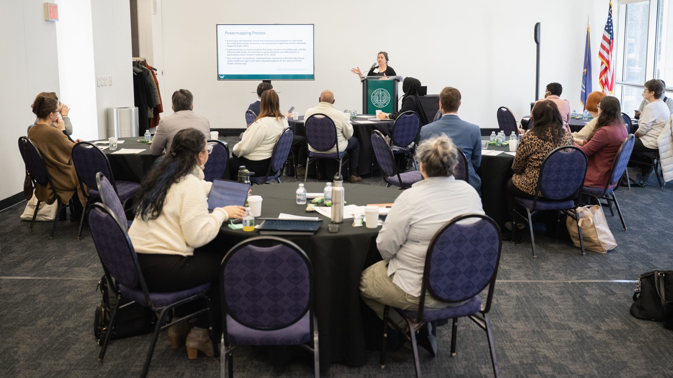 health official community meeting