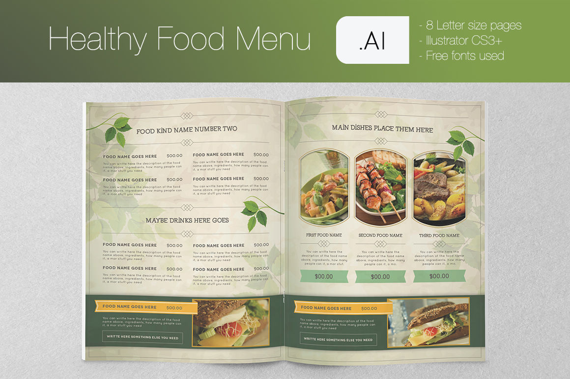 healthy cafe interior healthy food ingredients